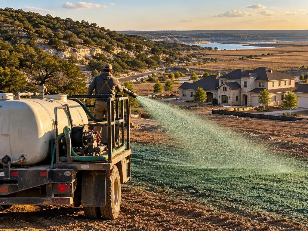 Builder & Commercial Hydroseeding in Austin, TX